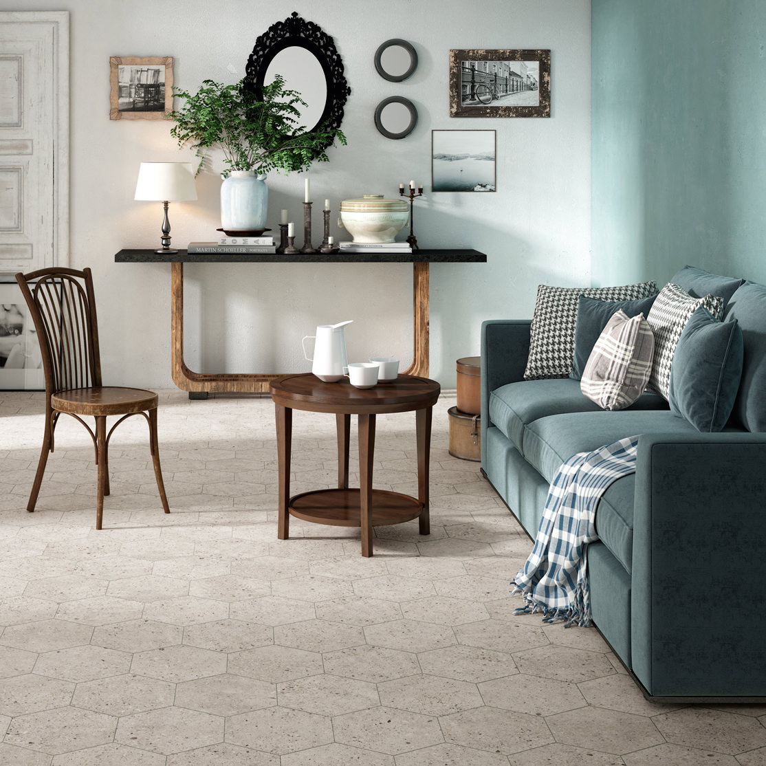 WIND-IVORY-HEXAGON-SALON-studioceramica WIND IVORY HEXAGON SALON studioceramica